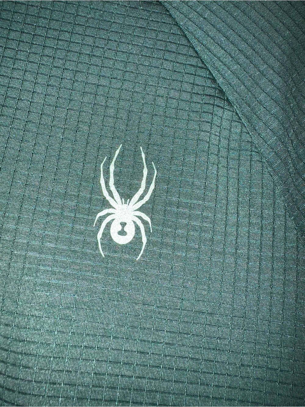 Spyder Men's Green Zip Pullover - Picture 4 of 6